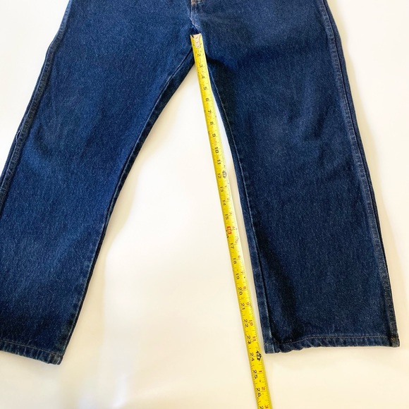 mens 36x30 Rustler Regular Fit Denim Blue Jeans 100% cotton MENS CLOTHING - Picture 5 of 6